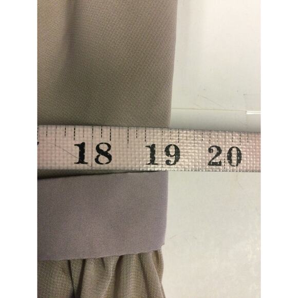 AW BRIDAL 18 2X plus taupe Gwyneth wedding party bridesmaid maxi dress NEW b142 - Picture 7 of 10